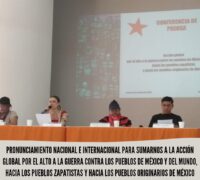 Pronunciamiento Nacional e Internacional para sumarnos a la Acción global por el alto a la guerra contra los pueblos de México y del Mundo, hacia los pueblos zapatistas y hacia los pueblos originarios de México