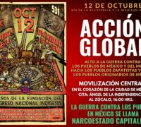 ACCIÓN GLOBAL MOVILIZACIÓN 12 DE OCTUBRE EN LA CIUDAD DE MÉXICO