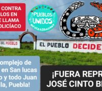 COMUNIDADES NAHUAS DE LA REGIÓN CHOLULTECA EXIGEN LA SALIDA DE JOSÉ CINTO BERNAL