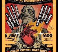 EVENTO POLÍTICO-CULTURAL SOLIDARIO EN APOYO A LAS COMUNIDADES DEL CONGRESO NACIONAL INDÍGENA