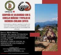 CAMPAÑA DE SOLIDARIDAD CON EL CONCEJO INDÍGENA Y POPULAR DE GUERRERO-EMILIANO ZAPATA