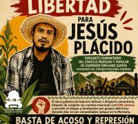ALERTA URGENTE:  Desde Radio Comunitaria Zacatepec 107.1 FM expresamos nuestra profunda preocupación ante la detención del compañero Jesús Plácido Galindo, promotor del Concejo Indígena y Popular de Guerrero – Emiliano Zapata (CIPOG-EZ) e integrante de la Comisión de Coordinación del Congreso Nacional Indígena (CNI).