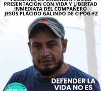 COMUNICADO DE LOS PUEBLOS UNIDOS DE LA REGIÓN CHOLULTECA Y DE LOS VOLCANES EN EXIGENCIA POR LA PRESENTACIÓN CON VIDA Y LIBERTAD INMEDIATA DE NUESTRO COMPAÑERO JESÚS PLÁCIDO, INTEGRANTE DEL CONCEJO INDIGENA Y POPULAR DE GUERRERO – EMILIANO ZAPATA 