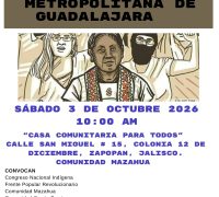 Segunda Asamblea de Indígenas radicados en la zona Metropolitana de Guadalajara 