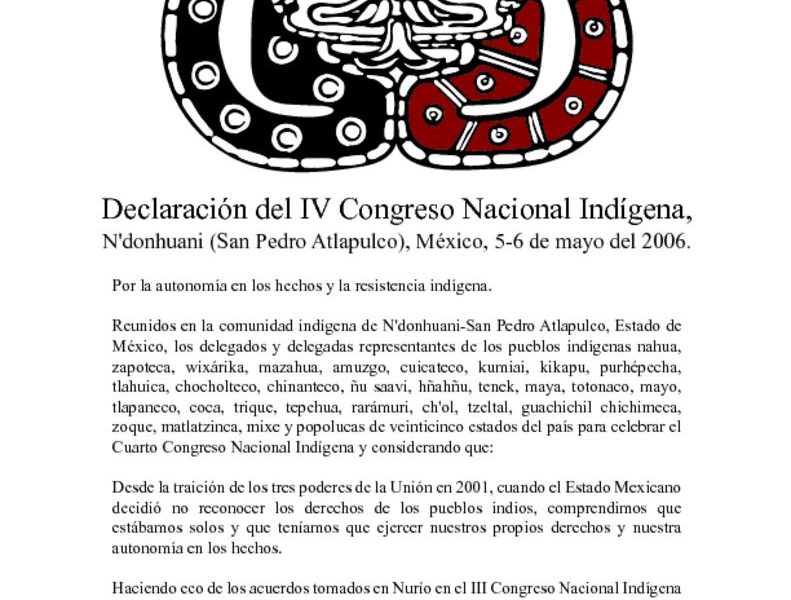 thumbnail of 7. Declaracion del IV CNI