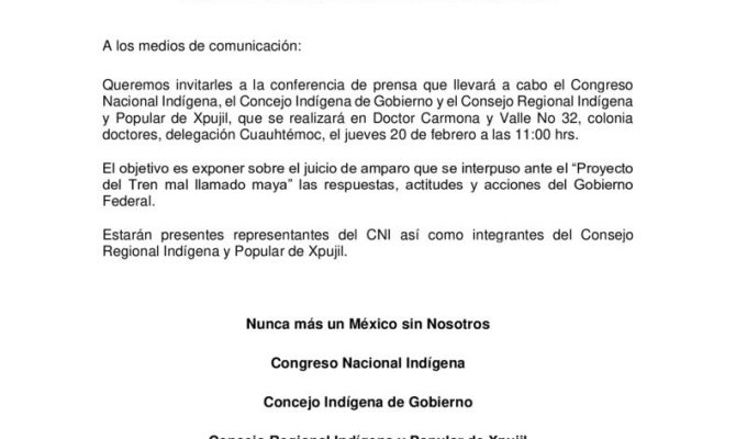 thumbnail of Conferencia de Prensa 20 de febrero